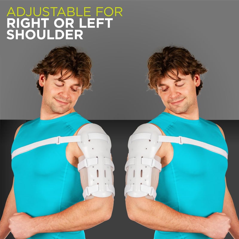BraceAbility Sarmiento Brace - Humeral Shaft Fracture Splint Cast for Broken Upper Arm, Shoulder, Bicep and Humerus Bone with Stockinette Support (Medium) - Image 5